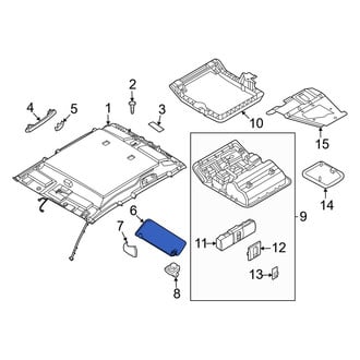 Nissan OE - Left Sun Visor