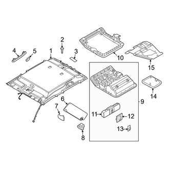 Nissan OE - Cab - Interior Trim (W/O Sunroof Headliner & Components)