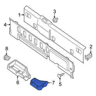 Nissan OE - Rear Left Floor Storage Compartment