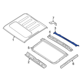 Nissan OE - Rear Roof Header Panel