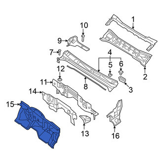 Nissan OE - Center Engine Compartment Insulation