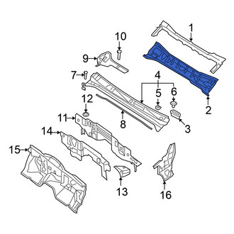 Nissan OE - Upper Firewall