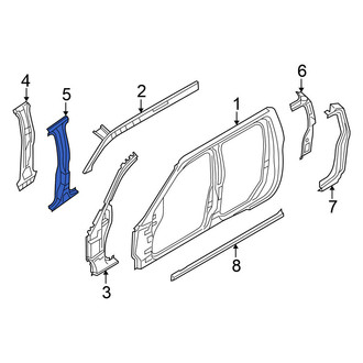 Nissan OE - Right Body B-Pillar Reinforcement