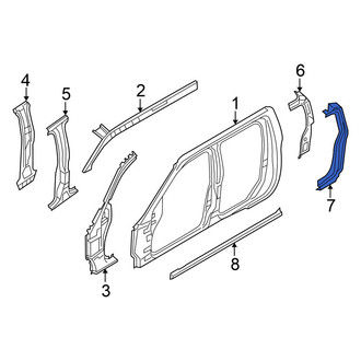 Nissan OE - Left Body C-Pillar Reinforcement