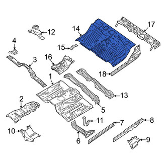 Nissan OE - Rear Floor Pan