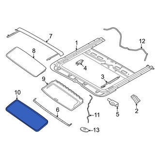 Nissan OE - Sunroof Opening Trim