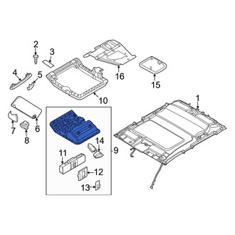 Nissan OE - Upper Overhead Console