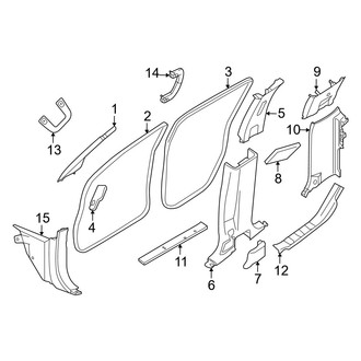 Nissan OE - Cab - Interior Trim (With Sunroof, Pillars & Floor), (PRO-4X / PRO-X / SV Crew Cab)