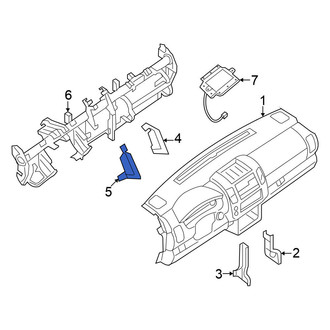 Nissan OE - Left Radio Bracket