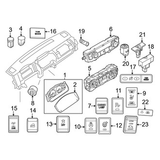 Nissan OE - Instrument Panel - Cluster & Switches