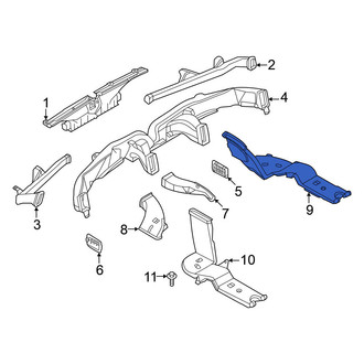 Nissan OE - Left Lower Instrument Panel Air Duct