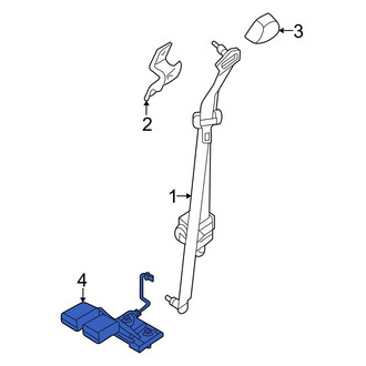 Nissan OE - Rear Seat Belt Receptacle