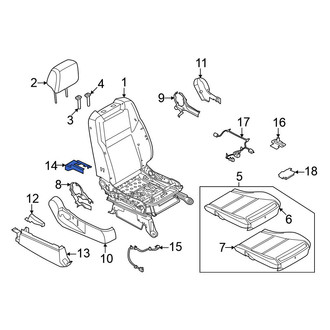 Nissan OE - Front Right Inner Seat Track Cover
