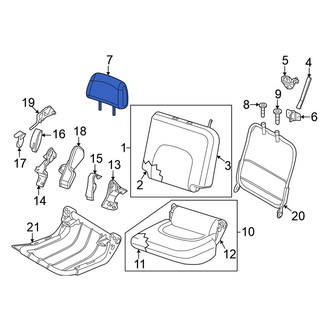 Nissan OE - Rear Left Headrest