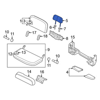Nissan OE - Rear Headrest
