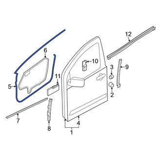 Nissan OE - Front Left Outer Door Seal
