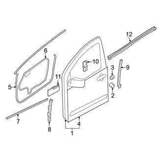 Nissan OE - Front Door - Door & Components