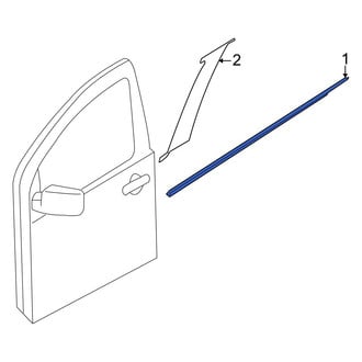 Nissan OE - Front Left Door Belt Molding