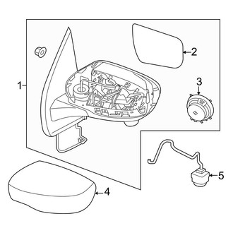 Nissan OE - Front Door - Outside Mirrors