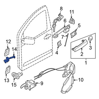 Nissan OE - Front Door Check