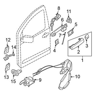 Nissan OE - Front Door - Lock & Hardware