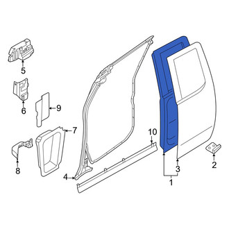 Nissan OE - Rear Right Door Shell