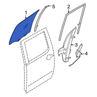 Nissan OE - Front Left Door Glass