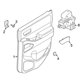 Nissan OE - Rear Door - Interior Trim (PRO-4X / PRO-X / S / SV Crew Cab)