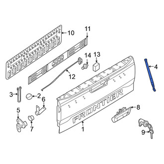 Nissan OE - Tailgate Lift Support