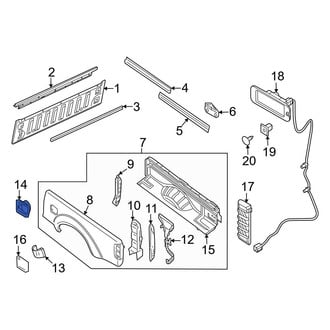 Nissan OE - Rear Left Fuel Filler Housing