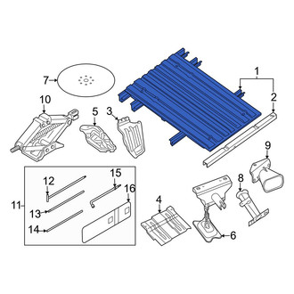 Nissan OE - Rear Truck Bed Floor
