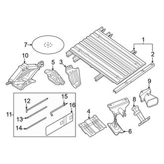 Nissan OE - Pick Up Box - Floor (Crew Cab)
