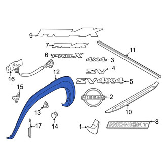 Nissan OE - Rear Right Fender Flare