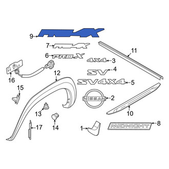 Nissan OE - Rear Truck Bed Decal