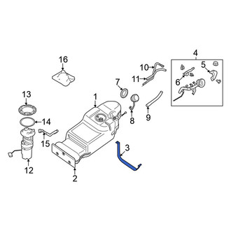 Nissan OE - Front Fuel Tank Strap