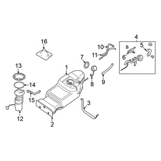 Nissan OE - Fuel System Components