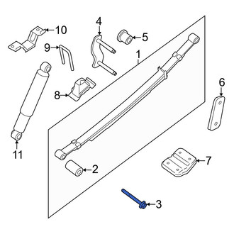 Nissan OE - Leaf Spring Shackle Bolt
