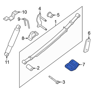 Nissan OE - Rear Leaf Spring Plate