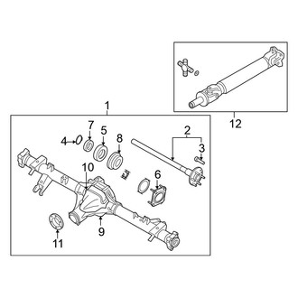 Nissan OE - Rear Suspension - Axle Housing
