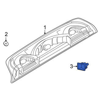 Nissan OE - Rear License Plate Light Assembly