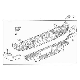 Nissan OE - Rear Bumper - Bumper & Components