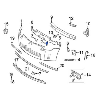 Nissan OE - Bumper Cover Retainer