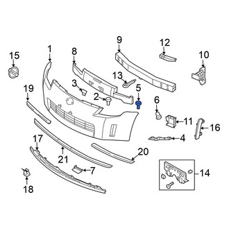 Nissan OE - Bumper Cover Retainer