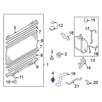 Nissan OE - Lower Radiator Insulator