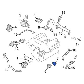 Nissan OE - Engine Coolant Thermostat Housing Gasket
