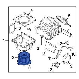Nissan OE - HVAC Blower Motor Assembly