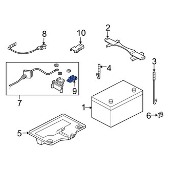 Nissan OE - Battery Cable Terminal End