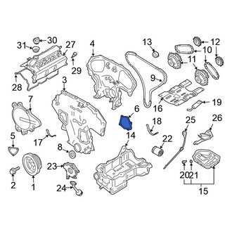 Nissan OE - Engine Timing Cover O-Ring