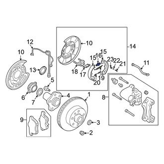 Nissan OE - Rear Parking Brake Adjuster