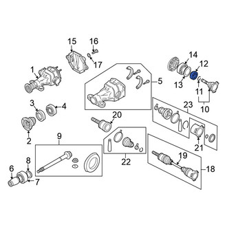 Nissan OE - Rear Drive Axle Shaft Seal